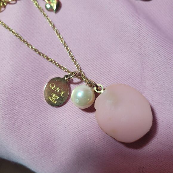 Qpot Necklace Custom Sugar Cookie Jewel Pendant Lolita Women's Costume Jewelry - Picture 4 of 6